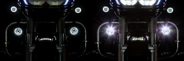 CIRO TAC-10 LIGHT CANNONS WITH HALO DAYTIME RUNNING LIGHTS